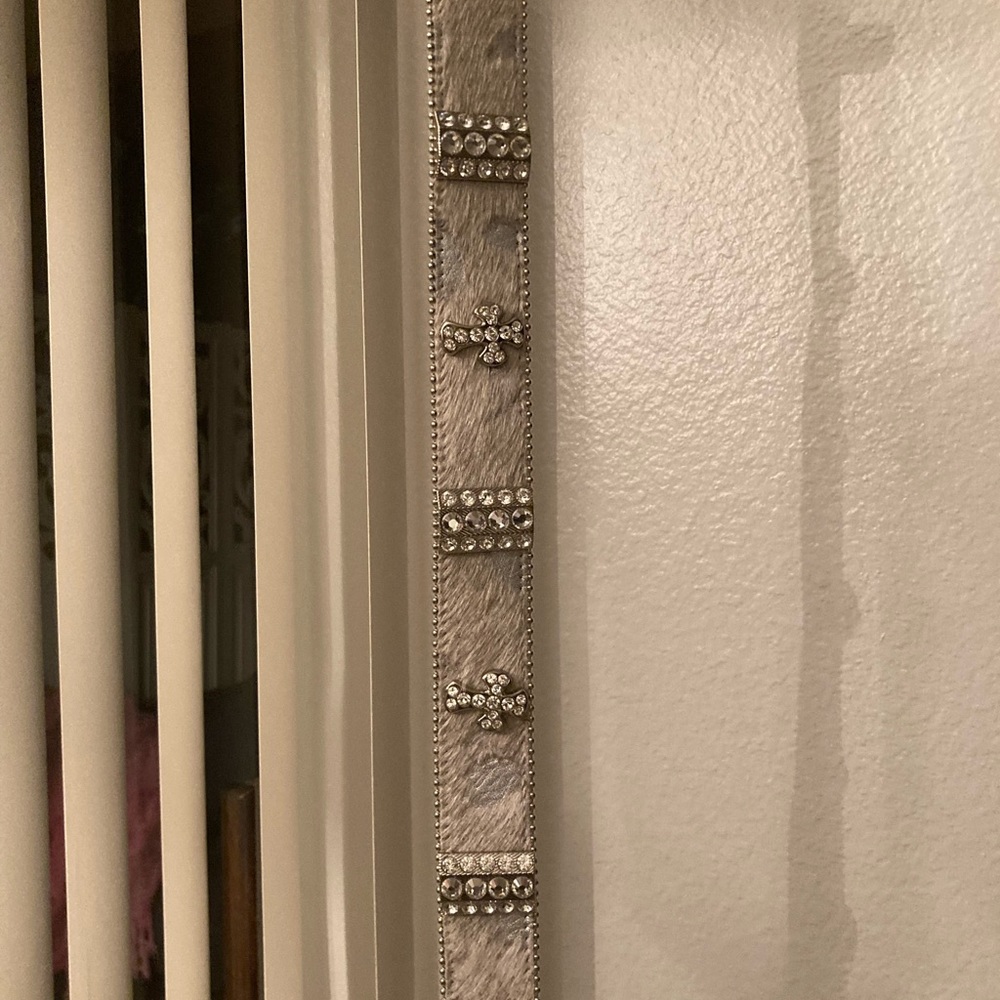 Swarovski crystals Western Belt Vintage signed by b.b. simon - Picture 7 of 10